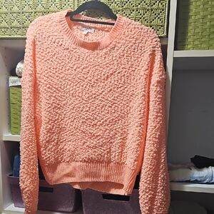 Cozy Pink Textured Sweater